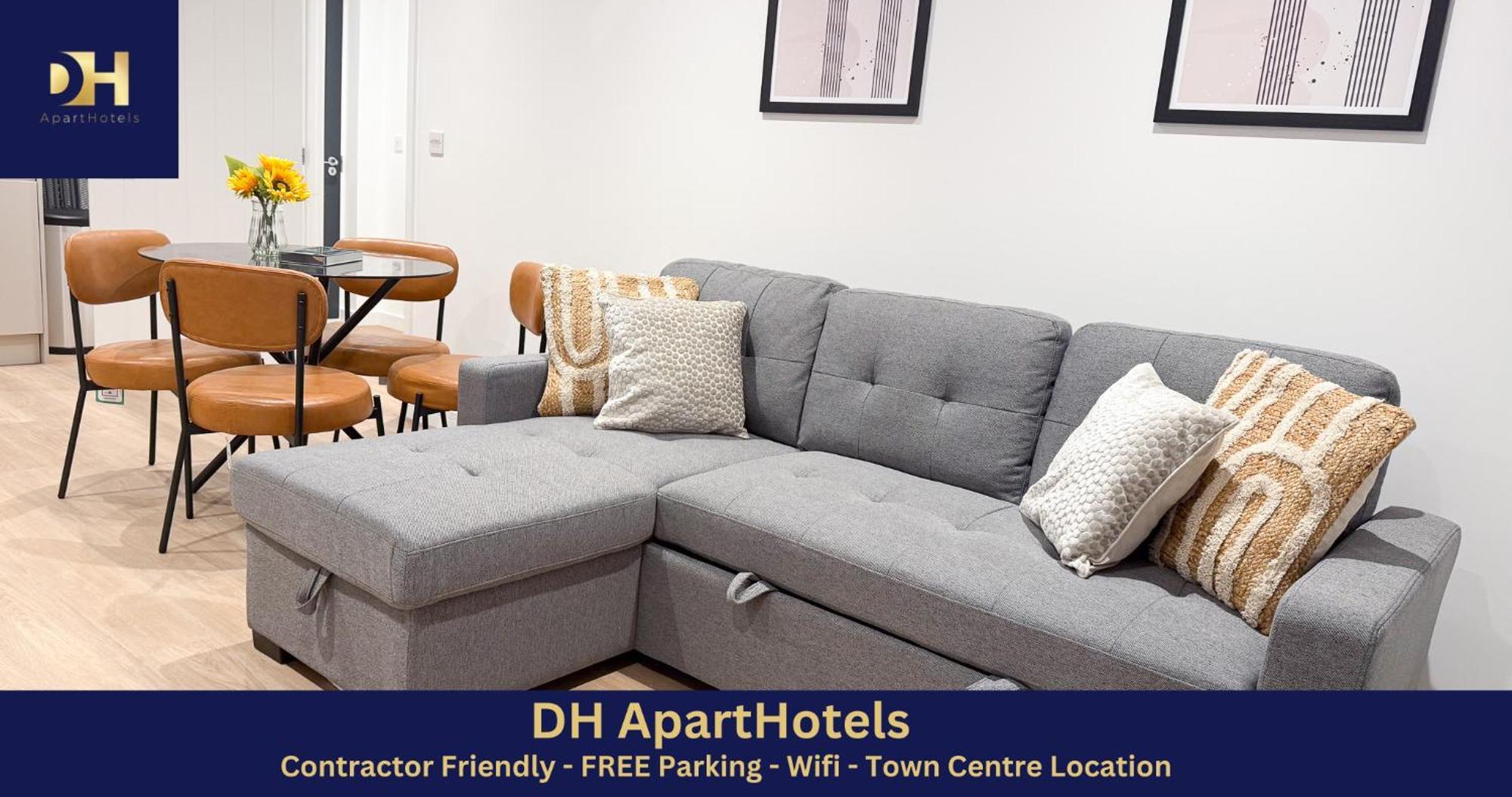 Spacious Modern 1 Bed Apartments In St Neots - Perfect For Contractors & Professionals - Free Parking - Wifi - Fully Equipped Kitchen - Smart Tv Ideal For Work Stays And Long Projects Exterior photo